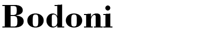 Bodoni