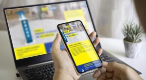 Linea grafica landing page campagna adv
