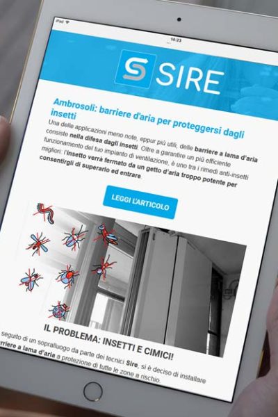 Campagna newsletter SIRE